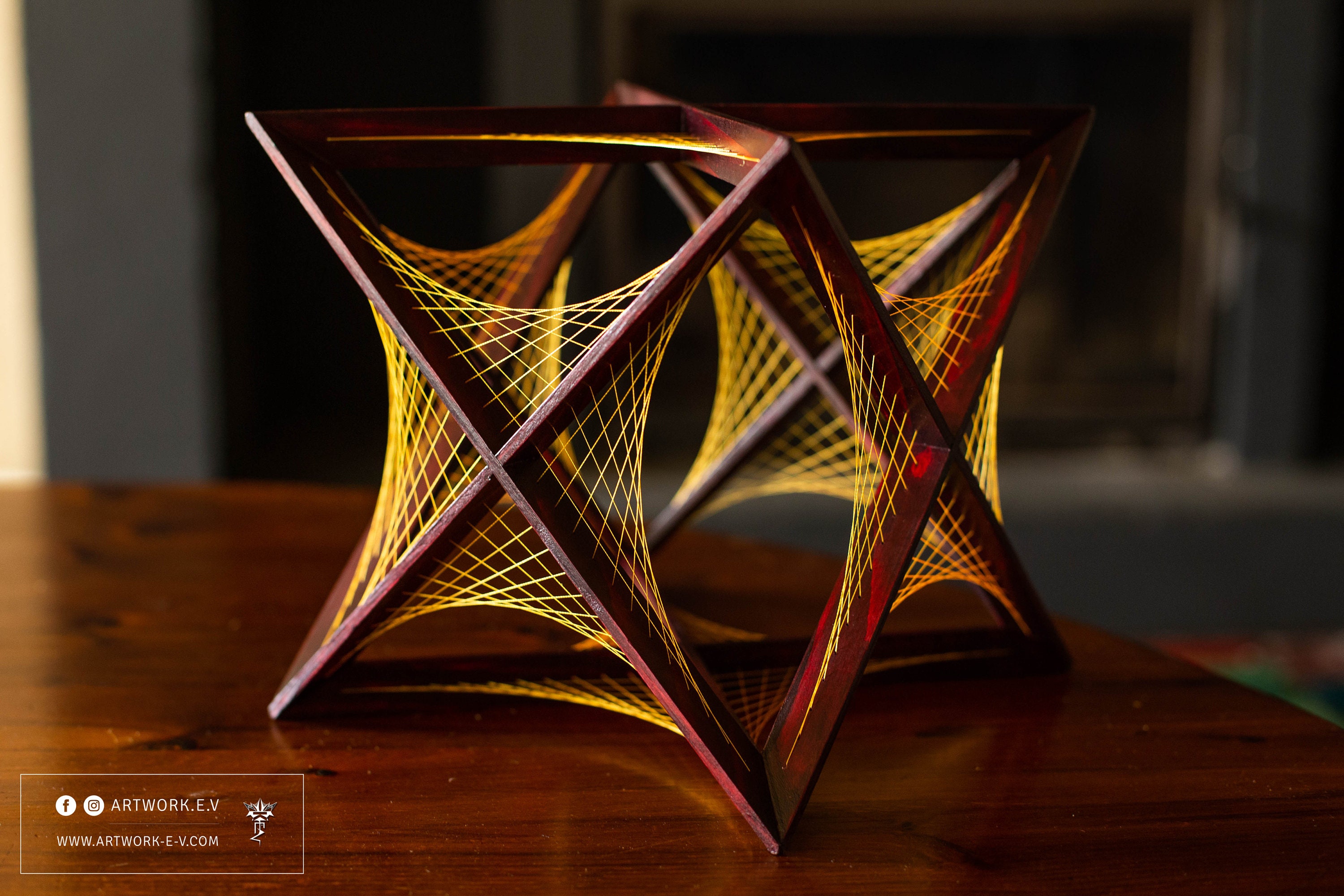 ストリングアート（八角形 octagon）