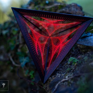 Tetrahedron_xl | Flower of Life | String art | Fractals | Sacred geometry