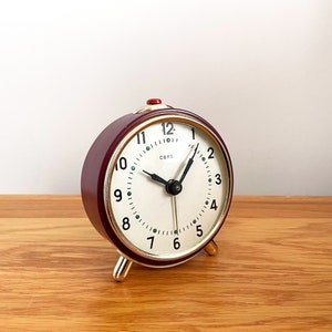 Alarm vintage clock "Vytyaz". table Retro Alarm clock. Vintage alarm clock. Working Vintage clock. Vintage gift idea