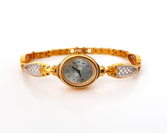 Gold Women Watch, Watches for Women, Vintage Watch Women, Dainty Gold Watch, Chaika Watch, Small Women's Watch, Christmas Gift, Mother's Day