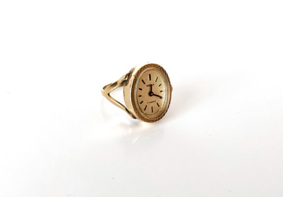 Antique finger ring watch best sale