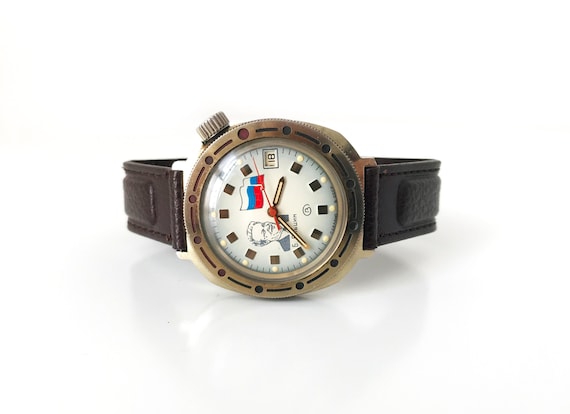 Vintage wrist watch. Old watch. Rare watch. Men's… - image 1