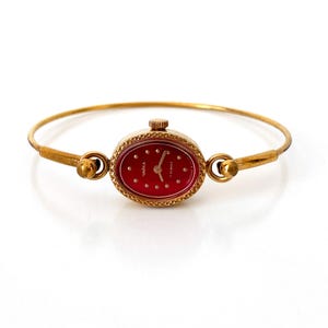 Tiny vintage women's gold watch, mini ladies watch, small wrist watch, delicate watch for women, dainty gold vintage watch, antique watch