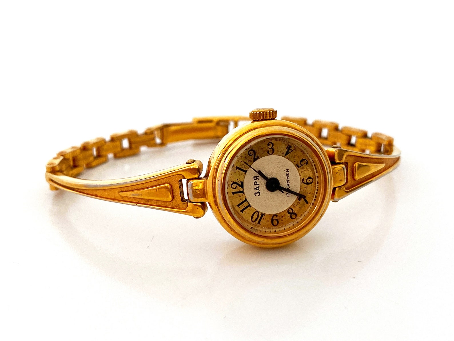 Vintage Women's Watch Gold Vintage Watch. Soviet Retro Etsy