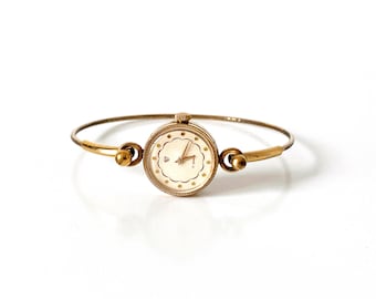 Gold Women Watch, Watches for Women, Vintage Watch Women, Dainty Gold Watch, Chaika Watch, Small Women's Watch, Christmas Gift, Mother's Day