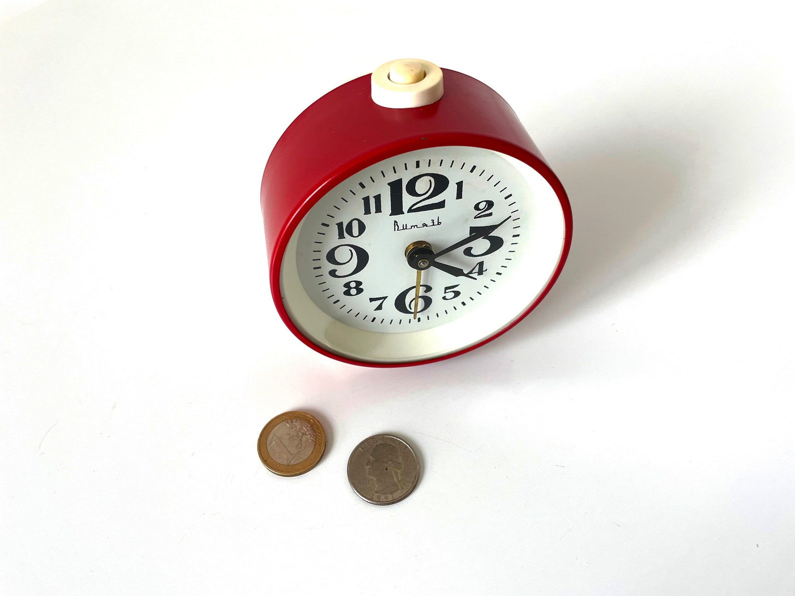 Vintage Russian Alarm Clock vytyaz. Soviet Alarm Etsy