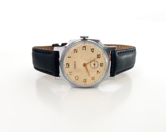 Collectible vintage watch, Vintage watches for sale, Vintage men's watch Pobeda, Vintage watch men's gift, Personalized engraved watch