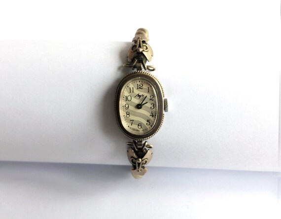 Vintage women's watch Silver Women watch Mechanic… - image 5