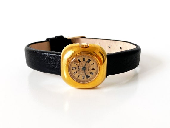 Eichmüller Orologio Da Donna Classico Al Quarzo: Quadrante Bianco E Cinturino In Pelle Nera - Cassa In Acciaio 30mm, Vetro Minerale, Impermeabile 3 ATM
