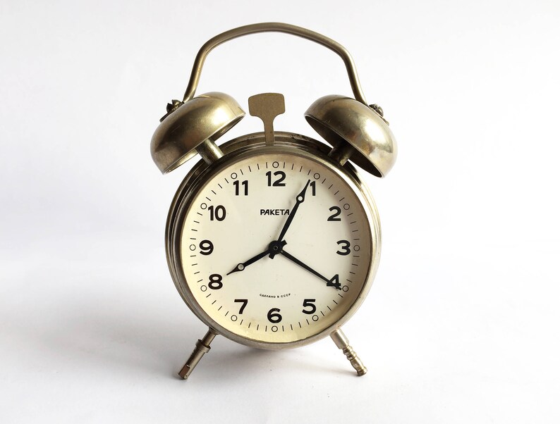 Vintage Russian Alarm Clock raketa. Soviet Alarm Etsy