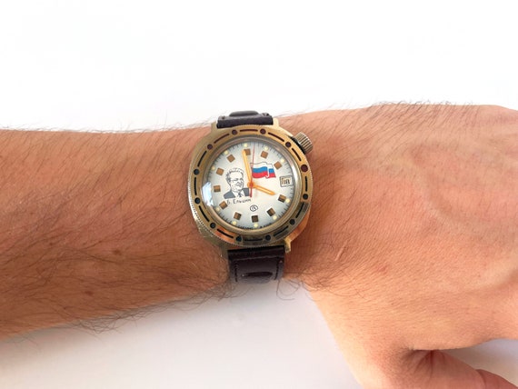 Vintage wrist watch. Old watch. Rare watch. Men's… - image 8
