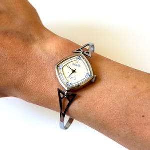 ON SALE. Silver women's vintage watch. Women watch, Women's antique watch, Vintage watch, wrist watch "Chaika" image 8