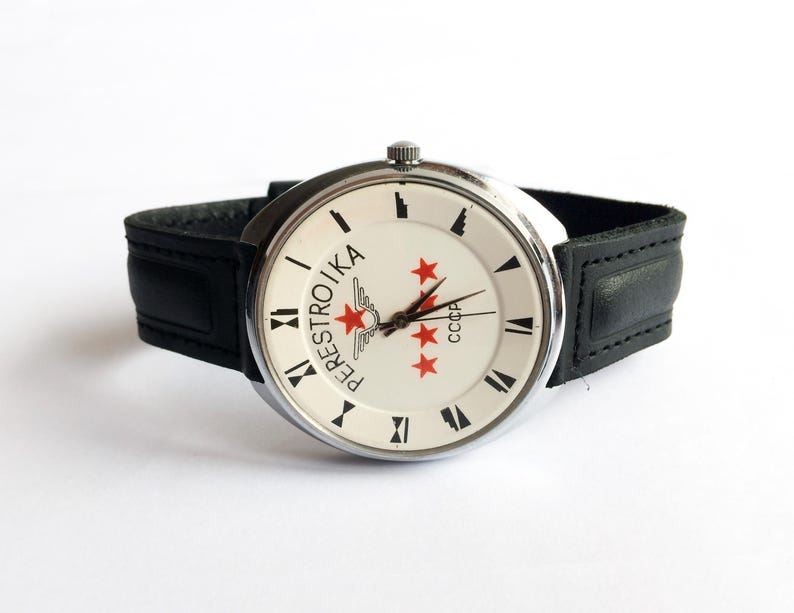 Vintage Watch - Glasnost Perestroika - watch watch Mens watch Mechanical watch men's watch "Raketa" image 1