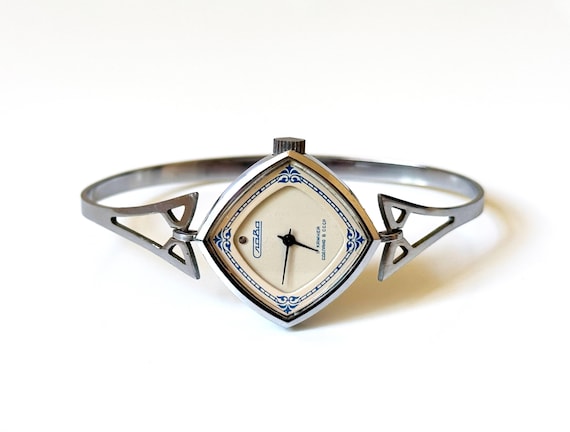 ON SALE. Silver women's vintage watch. Women watch, Women's antique watch, Vintage watch, wrist watch "Chaika"
