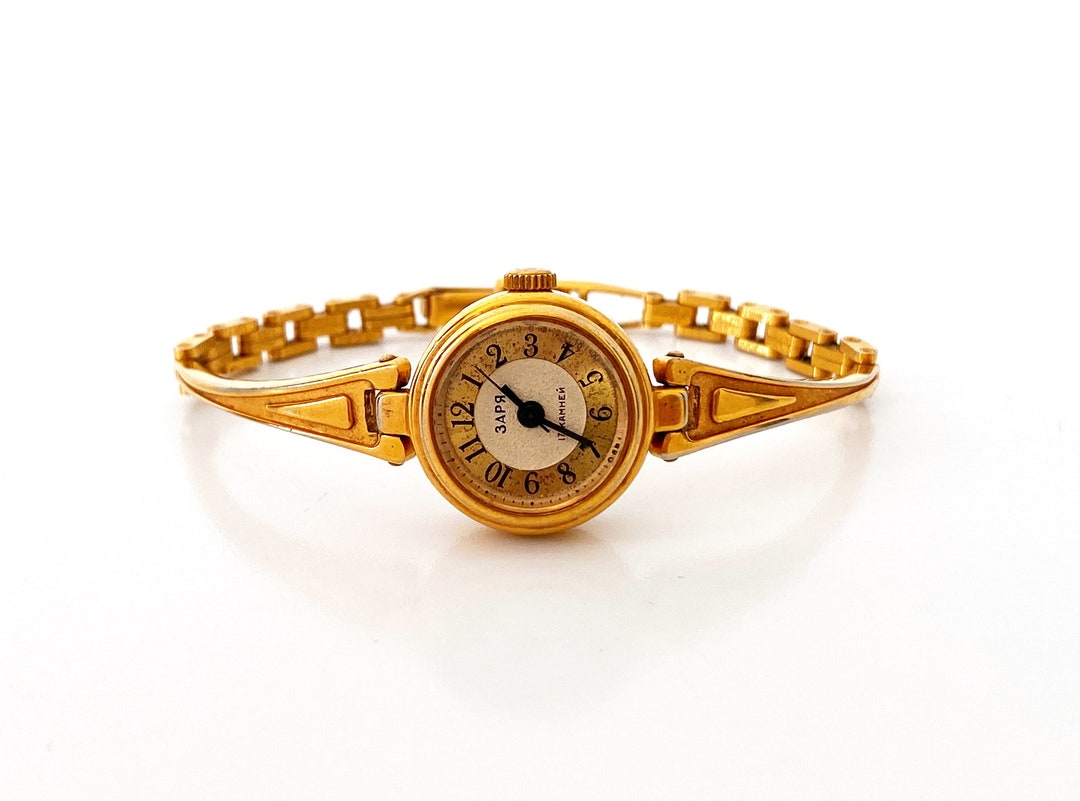 Vintage Women's Watch Gold Vintage Watch. Soviet Retro Etsy