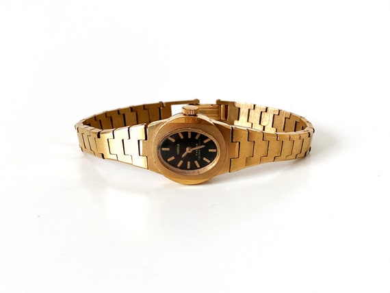 Gold Vintage Watch Old Watch Women s Watch Women s Dainty Watch