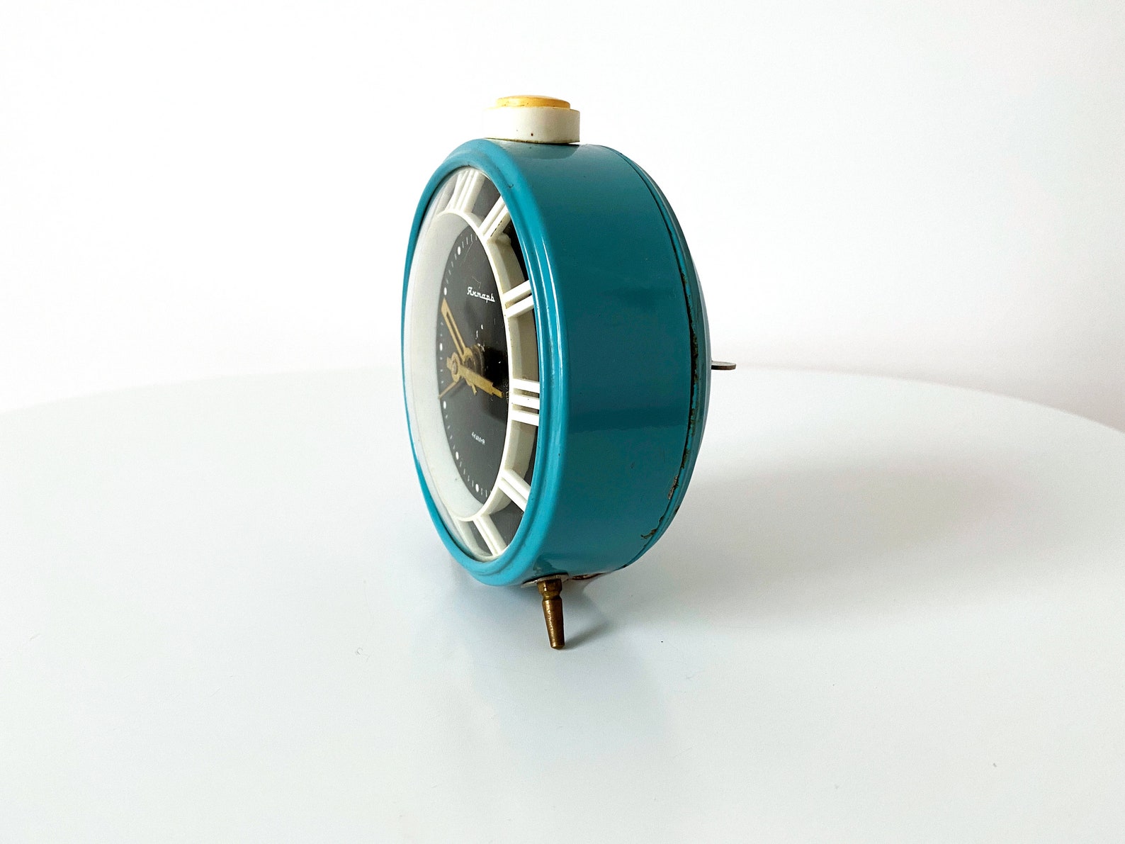 Vintage Russian Alarm Clock yantar. Soviet Alarm Etsy