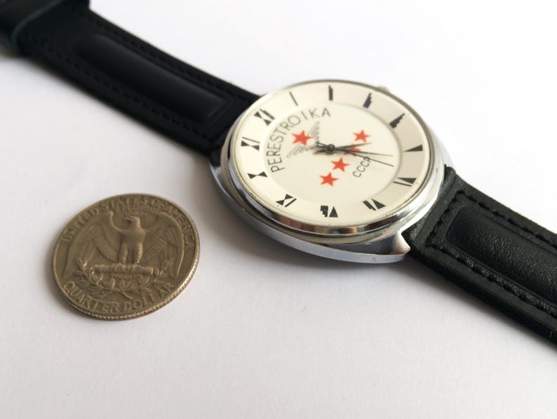 Vintage Watch - Glasnost Perestroika - watch watch Mens watch Mechanical watch men's watch "Raketa" image 3