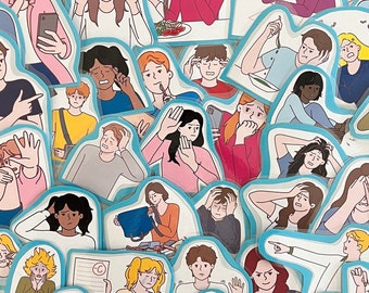 Expressions Pictures for Speech Therapy Social Language Skills Laminated Flashcards 45 Total