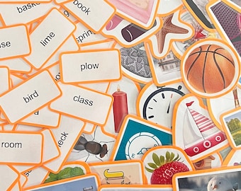 S Sound Compound Words for Speech Therapy Articulation Practice Laminated Flashcards 90 Total
