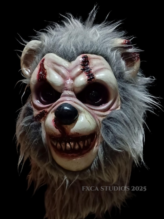 Evil Teddy Bear Deluxe Latex Mask - Etsy