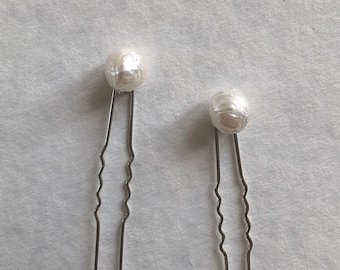 Pearl Silver Hair Pins, Brides Pearl, Wedding Hair Piece, Bridal Accessories Hair, Accessory Bridesmaid Hair, Wedding Guest Hair Piece