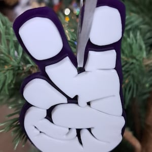 TCU Christmas Ornament Proper