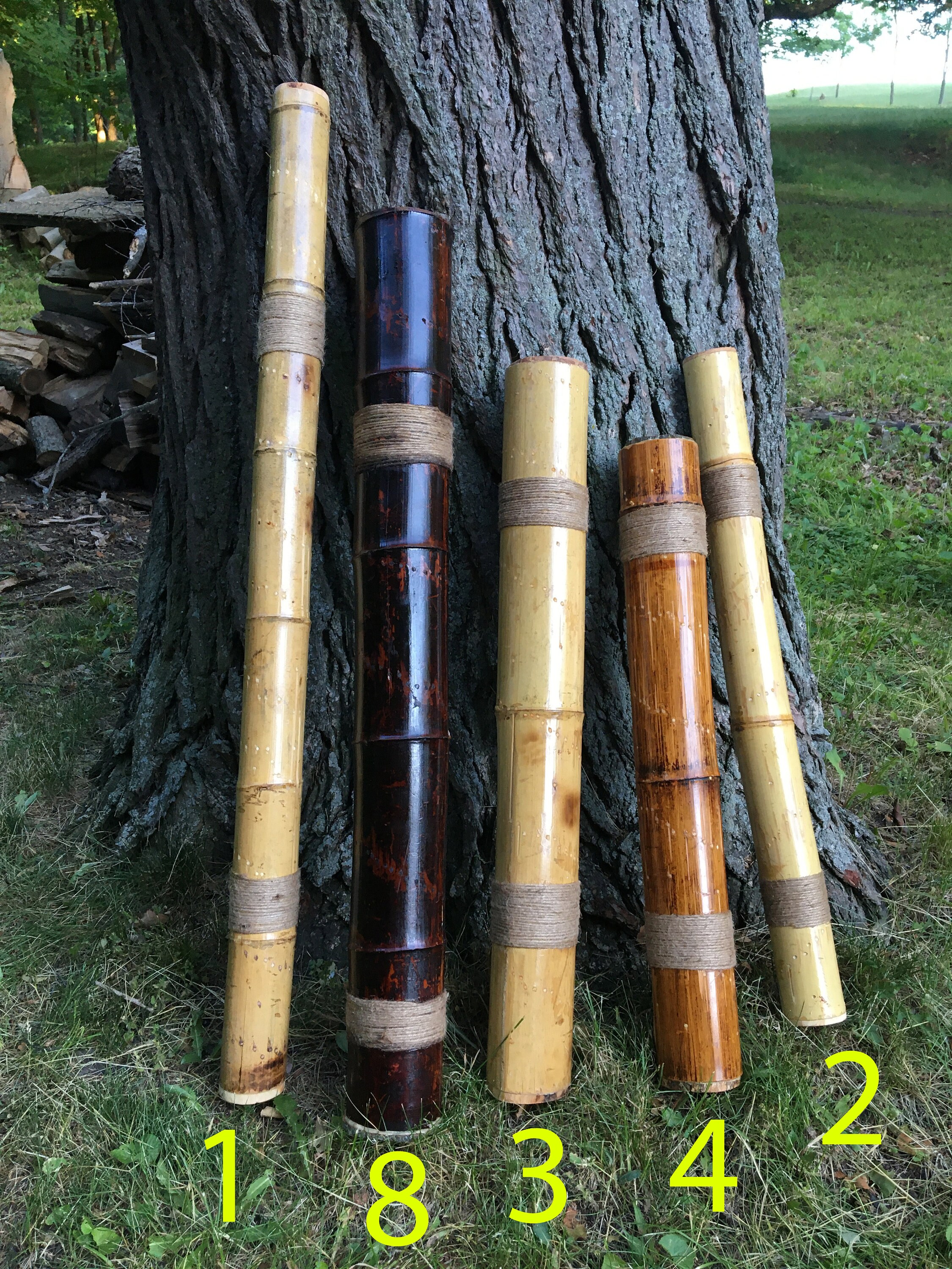 Handmade Bamboo Rainstick NEW STOCK and DESIGNS Etsy Australia
