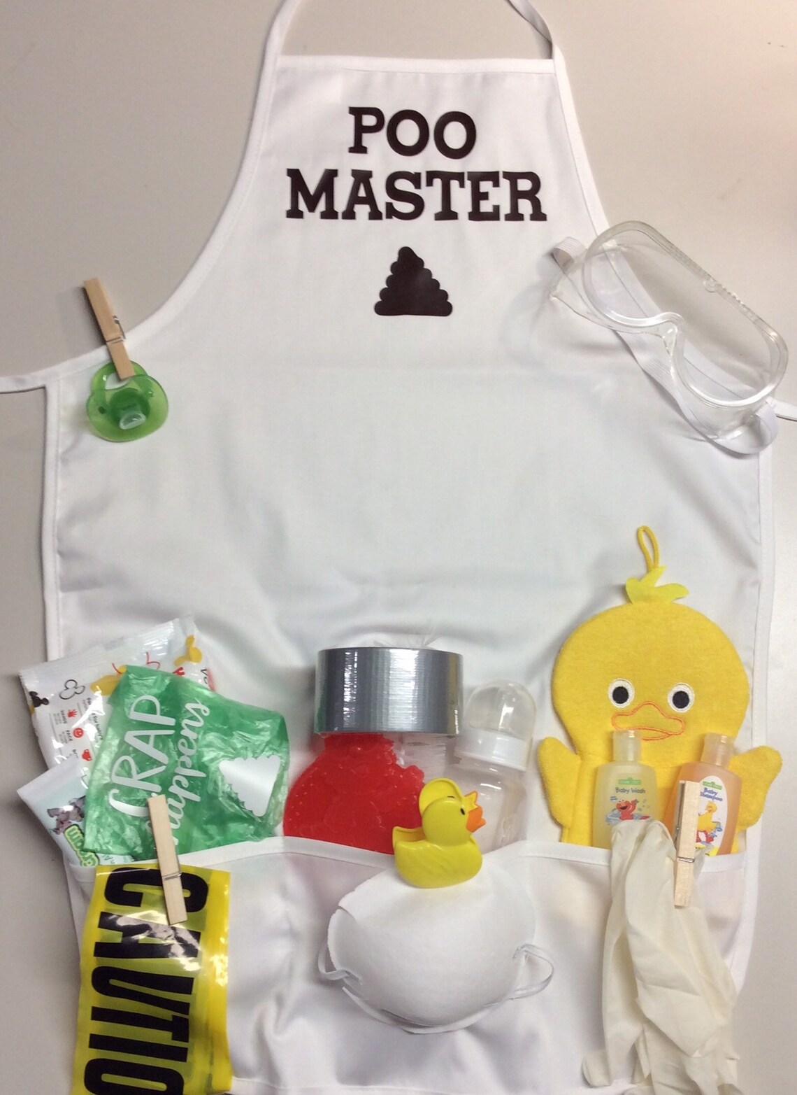 POO MASTER daddy to be gag gift baby shower present diaper Etsy