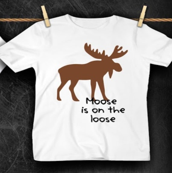 ready to ship Rustic Moose Child Apron