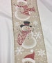 Snowman Christmas country wired ribbon 