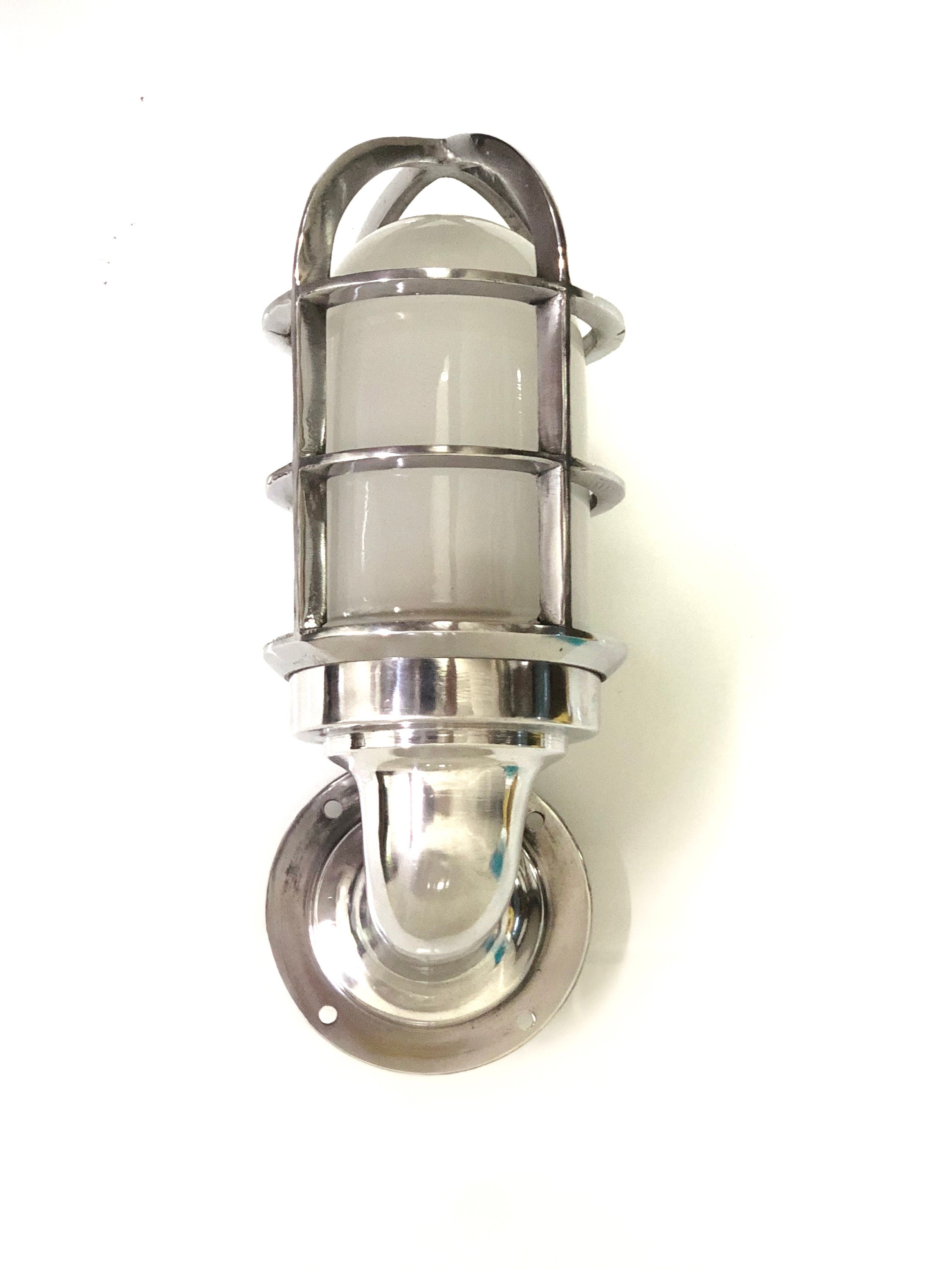 Solid Aluminum Swan Neck 90 Degree Passage Wall Nautical Light