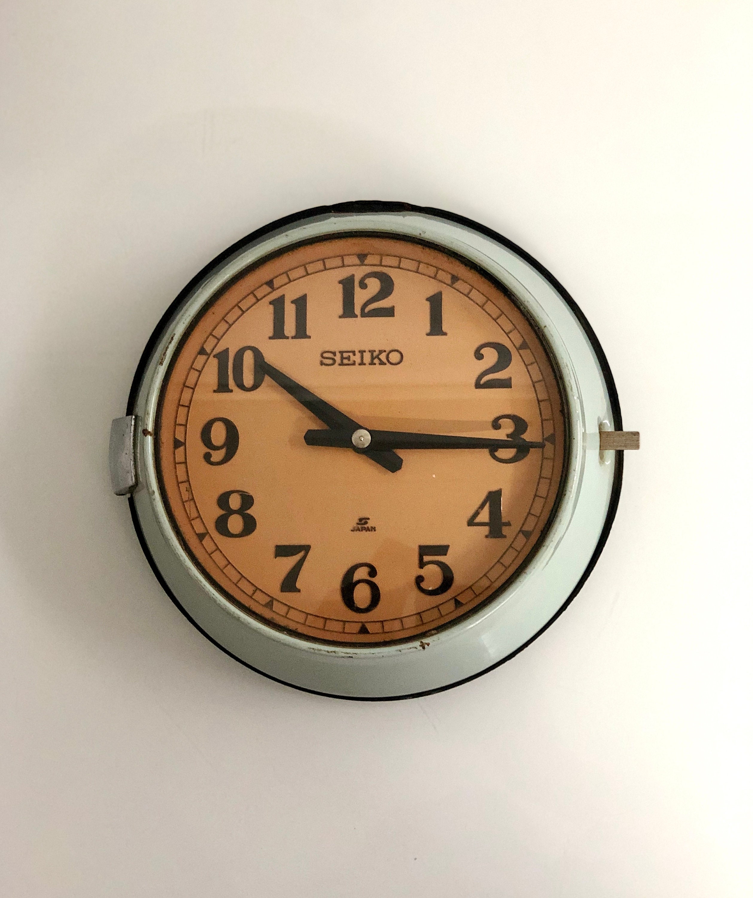 Seiko Brass Clock - Etsy