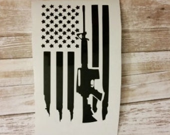 AR Flag SVG, American Flag, 2nd Amendment