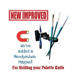 Jumbo Clip-on Paint Brush Holder for Easels image 4