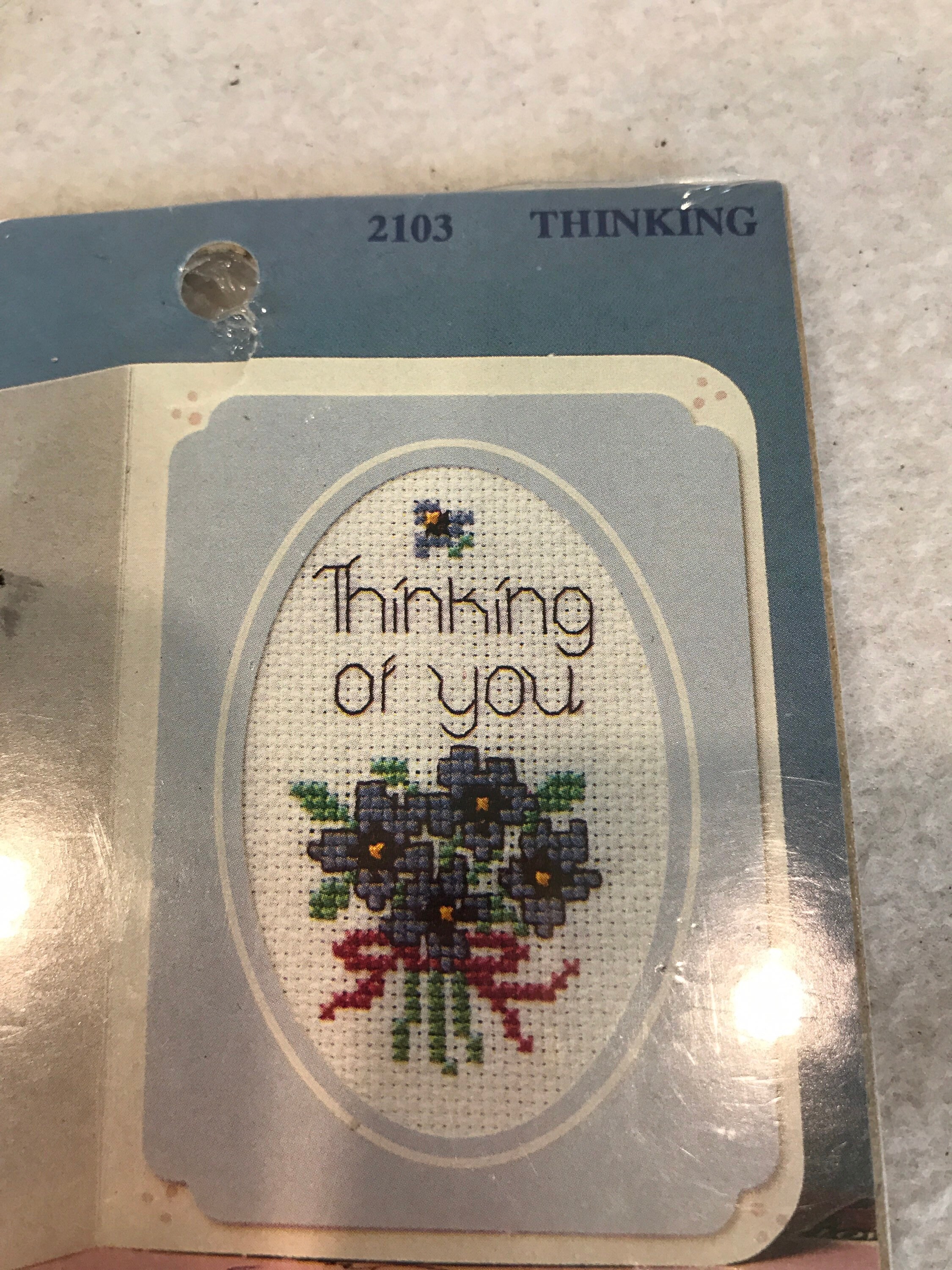 2 Counted Cross Stitch Greeting Card Kits stitch and Send Etsy