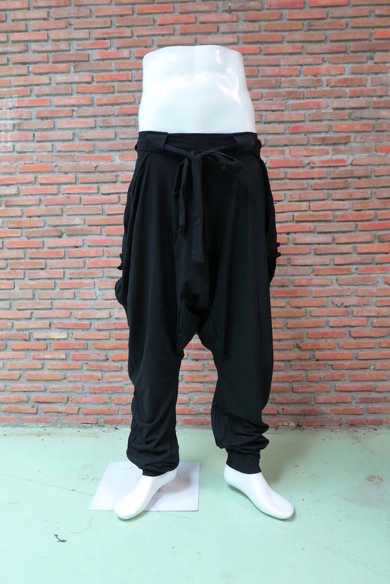 OMMME harem pants 001 black Etsy