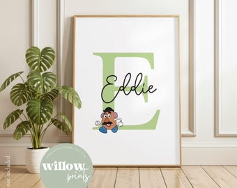Toy Story Personalised Name Print | Toy Story room | Toy Story personalised | Children's Room | Woody | Buzz Lightyear | Nursery decor
