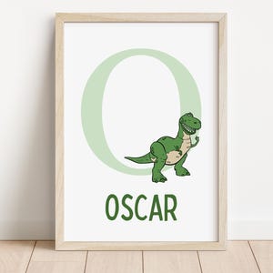 Toy Story Personalised Name Print | Toy Story room | Toy Story personalised | Children's Room | Rex Dinosaur Print | Woody | Nursery decor