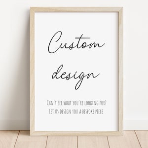Custom Personalised Print | Custom Character Print | Bedroom Print | Personalised Name Print | Initial Print | Bedroom Quote print | Marvel