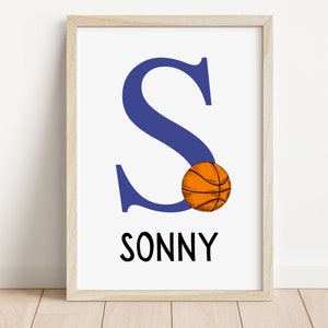 Basketball Personalised Prints | Basketball theme bedroom prints | Basketball Michael Jordan Prints | Basketball Quote Prints