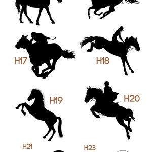 Set of 3 Horse Personalised Name Print Children's room Horse Bedroom Print Horse Decor Children Name Print Equine print Stables image 7