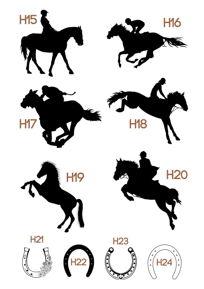 Set of 3 Horse Personalised Name Print Children's room Horse Bedroom Print Horse Decor Children Name Print Equine print Stables image 7