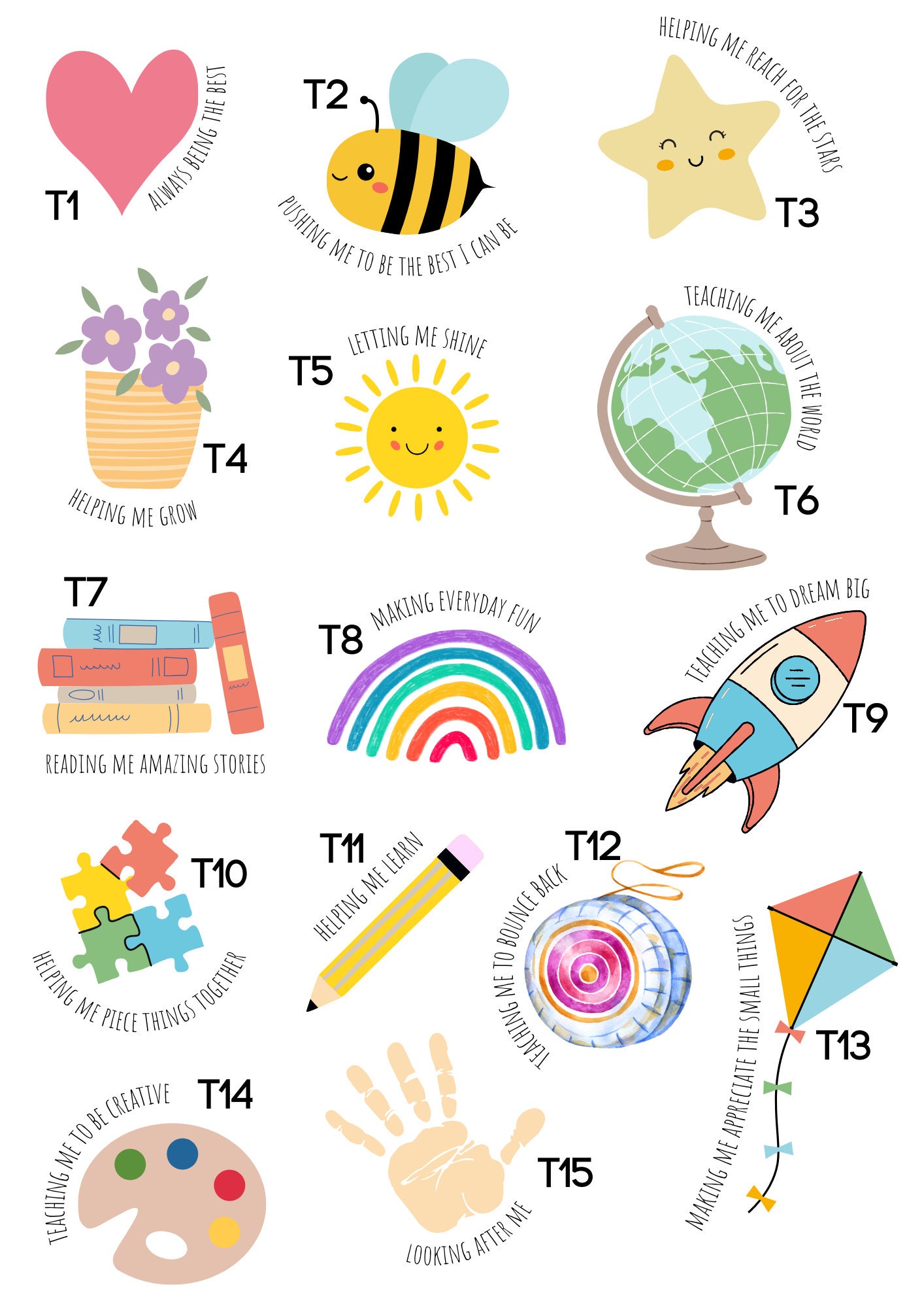 Personalised Teacher Thank You Print | Teacher Gift | End of Year Gift ...