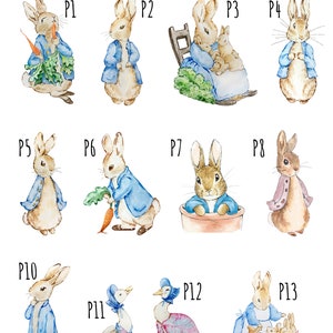 Peter Rabbit Personalised Name Print Beatrix Potter Nursery Prints ...