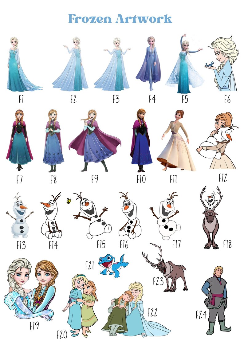 Elsa Name/color Frozen Personalised Name Room Print | Elsa Personalised | Disney | Anna ...