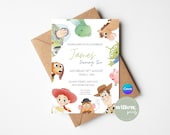 Toy Story Birthday Party Invitiation Template | Editable Invite | Toy Story Birthday Party | Children Party Invite | Canva Editable Template