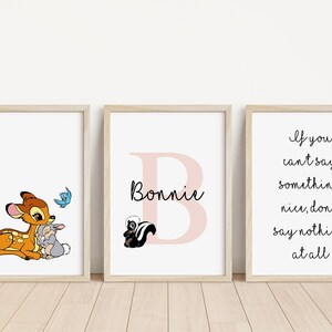 Bambi Nursery Decor Etsy UK