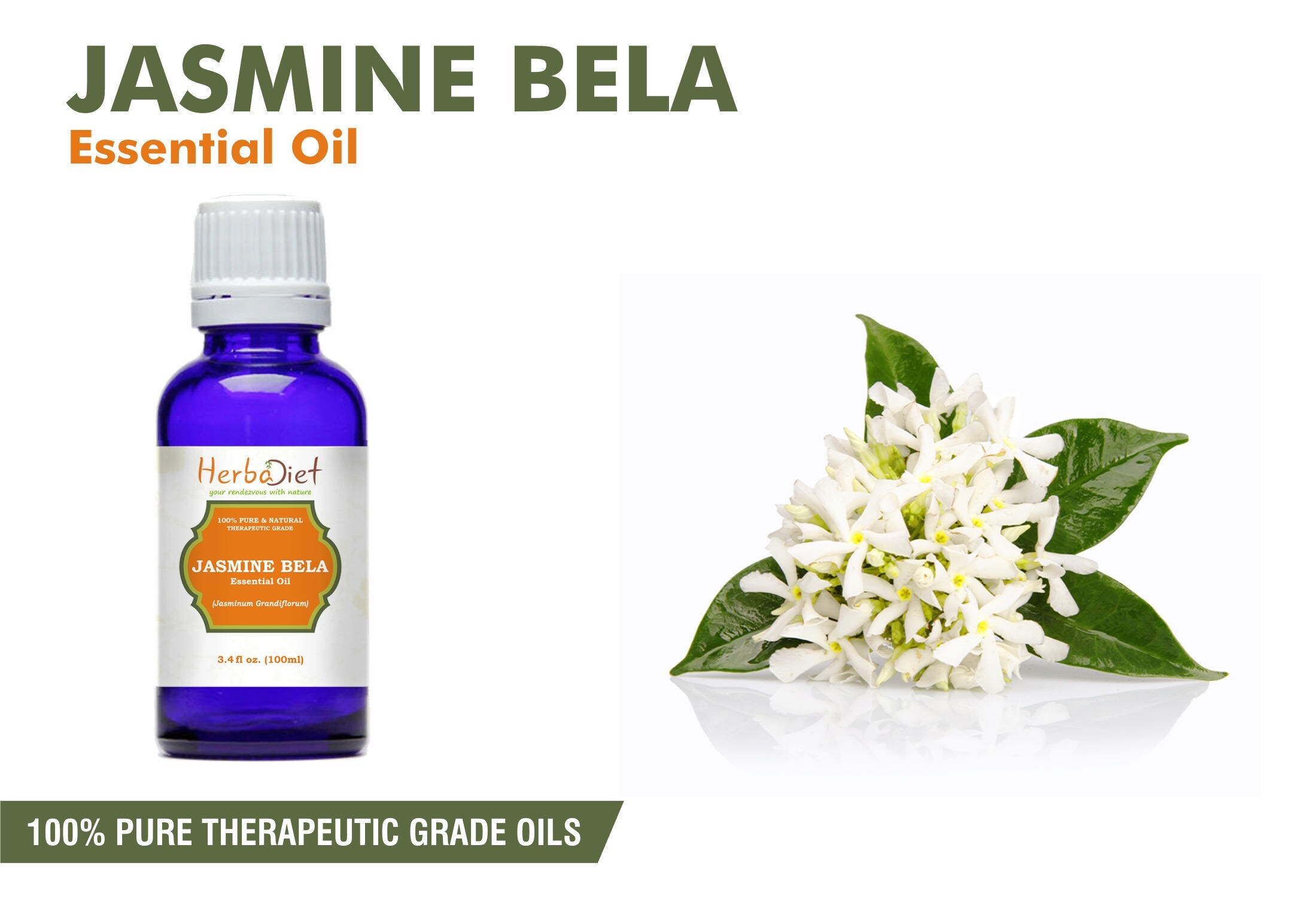 Jasmine Essential Oil 100 Pure Natural Uncut PREMIUM Etsy