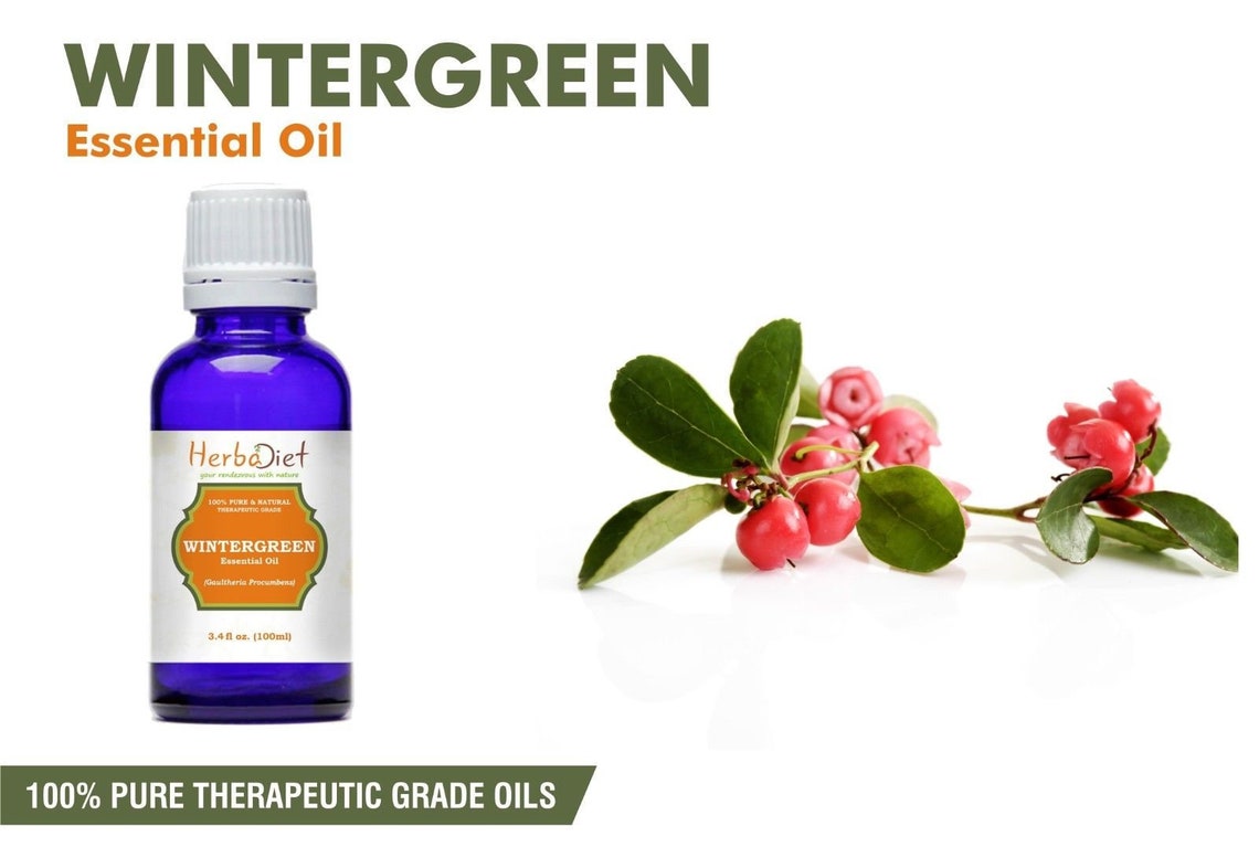 Wintergreen Essential Oil Gaultheria fragrantissima 100 Etsy